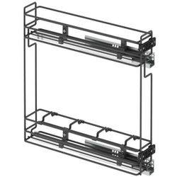 купить Фурнитура для мебели Starax S-2421-A бутылочница 150мм антр пз ч/в R в Кишинёве 
