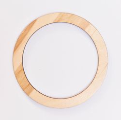 Mâner din lemn, natural / 15 cm