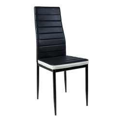 Scaun DC 991P negru cu alb