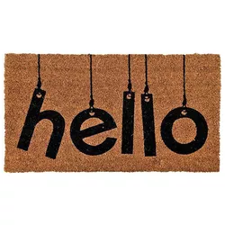 купить Придверный коврик Luance 50411 кокосовый 33x60cm Hello в Кишинёве 