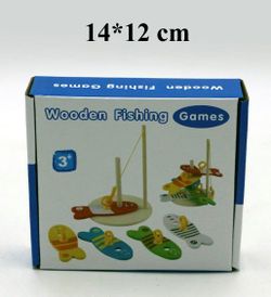 Игрушка деревянная "Рыбалка" 14x12 см D2011-260 (5655)