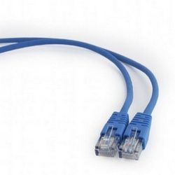 2m, Patch Cord  Blue, PP12-2M/B, Cat.5E, Cablexpert, molded strain relief 50u" plugs