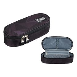 купить Школьный пенал St.RIGHT 57791 Penar 23x9.5x6cm, Geometric Grey в Кишинёве 