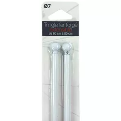 купить Аксессуар для дома Luance 50476 Карниз для штор 2ед 60-80cm D7mm в Кишинёве 