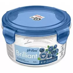 cumpără Container alimentare Бытпласт 45547 Hermetic Phibo Brilliant 14cm 0,6l în Chișinău 