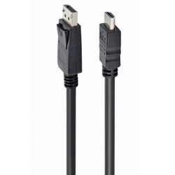 Cable  DP to HDMI  3.0m Cablexpert, CC-DP-HDMI-3M