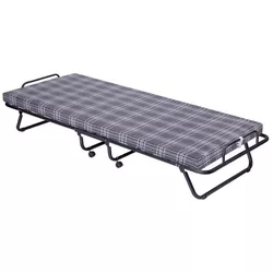 купить Раскладушка Nowystyl Classic (negru), stofa Kilt-4 в Кишинёве 