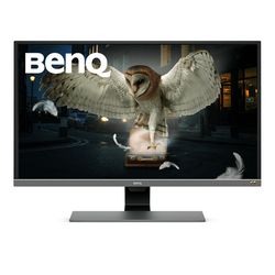 31.5" BenQ EW3270U, Black, MVA, 3840x2160, 75Hz, 4ms, 300cd, 20M:1,HDR,HDMI+DP+TypeC+AudioOut,Spkrs