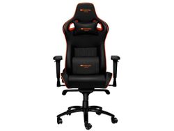 Gaming Chair Canyon Corax, Maximum load 150 kg, Headrest & Lumbar cushion, Black/Orange