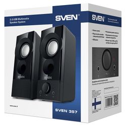 Speakers SVEN "357" Black, 6w, USB / DC 5V power
