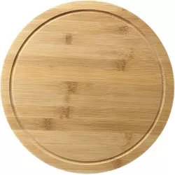 купить Поднос/столик кухонный EuroGold 7108200018 Platou servire pizza din bambus, 32x32cm в Кишинёве 