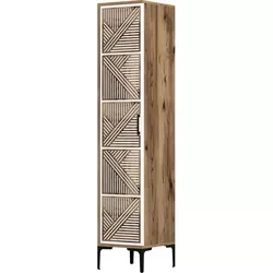 купить Шкаф Trendy Kumsal P-Nuc, Alb в Кишинёве 