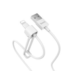 Кабель Hoco X31 Lightning + Держатель [White]