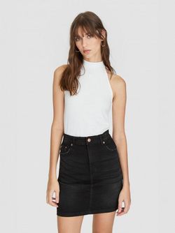 Юбка Stradivarius Чёрный 1255/350/709