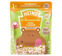 Безмолочная мультизлаковая кашка Heinz (12+ мес) 200 г