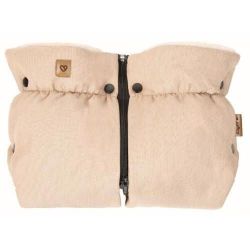 купить Аксессуар для колясок Zaffiro Муфта wool premium 38 x 26 cm Beige wool premium + melange beige в Кишинёве 