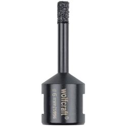 cumpără Set de tubulare, bite, duze Wolfcraft Coroana de gaurit diamantata Ceramic 6mm 5996000 în Chișinău 