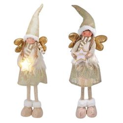 купить Новогодний декор Promstore 34291 Suvenir LED "Inger cu stea", 67cm, auriu в Кишинёве 