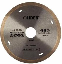 купить Набор головок, бит, насадок Lider 201010 Алмазный диск сплошной 230x1,8x22,23 мм, промышленные инструменты в Кишинёве 