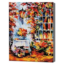 Осенняя стена Алмазная мозаика 40x50 см