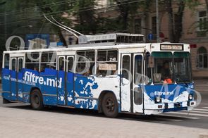 cumpără Brandingul complet al troleibuzului în Chișinău