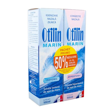 cumpără Otilin Marin Hipert.spray 100ml+ Marin Isotonic.spray 100ml(-50%)(set) în Chișinău