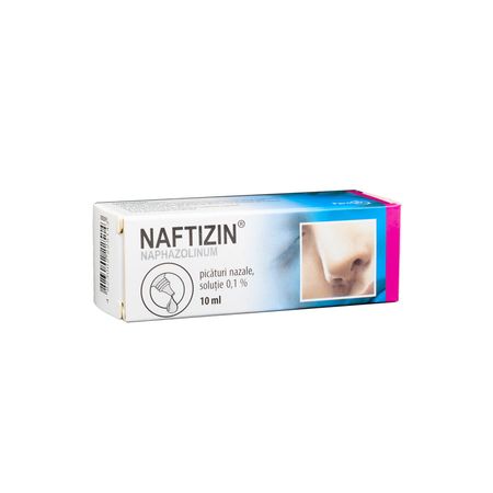cumpără Naftizin 0.1% 10ml pic.naz. cu pipeta N1 (Farmak) OTC în Chișinău