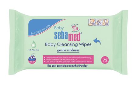 cumpără Sebamed Baby Servetele umede p/u copii cu Aloe Vera 72buc (2125391) în Chișinău