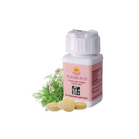 cumpără Flatam-Plus 100mg+100mg comp. masticab. N30 în Chișinău