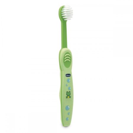 cumpără Chicco Periuță de dinți masajor verde, 4+, 1buc (69600) în Chișinău