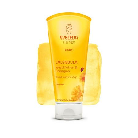 cumpără Weleda Baby Sampon si lotiune de curatare 2 in 1 cu galbenele O+, 200ml în Chișinău