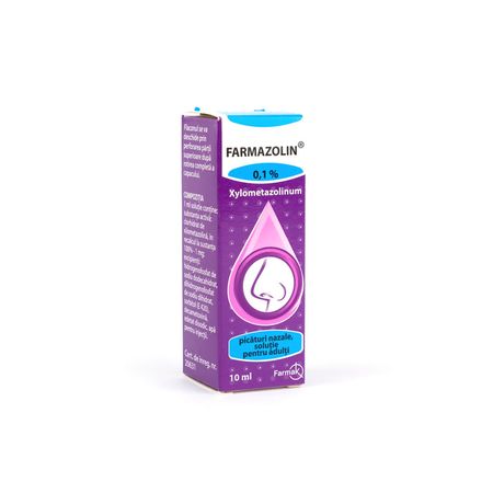 cumpără Farmazolin 0.1% 10ml pic.naz. N1 OTC în Chișinău