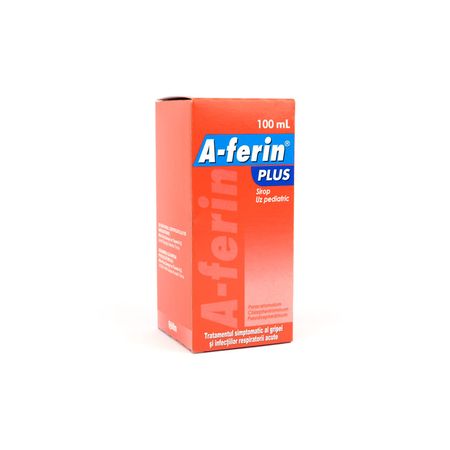 cumpără A ferin Plus sirop 160mg+1mg+15mg/5ml 100ml în Chișinău