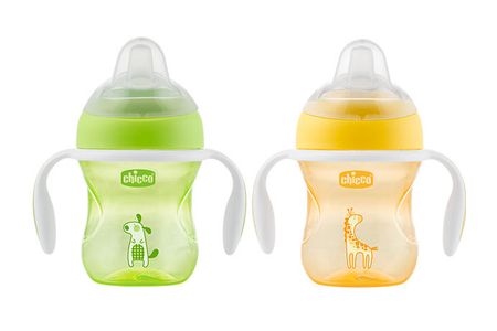 cumpără Chicco Cănuță Transition Cup cu cioc moale,neutru, 4+, 200 ml în Chișinău