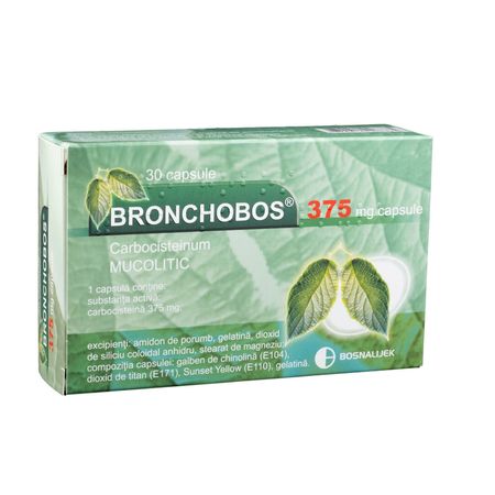 cumpără Bronchobos 375mg caps. N10x3 în Chișinău