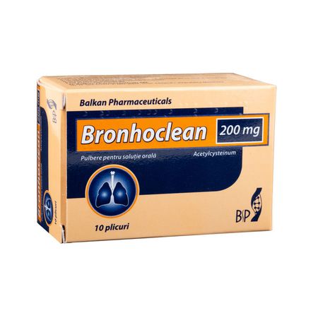 cumpără Bronhoclean 200mg 3g pulb./sol. orala N10 în Chișinău