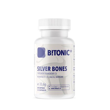 cumpără Bitonic Silver Bones Ca-vit.D-vit.K-Mn.Glucozamin caps N60 în Chișinău