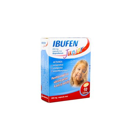 cumpără Ibufen Junior 200mg caps. moi N10 OTC în Chișinău