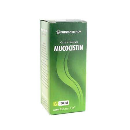 cumpără Mucocistin cu carbocisteina 5% 120ml sirop în Chișinău