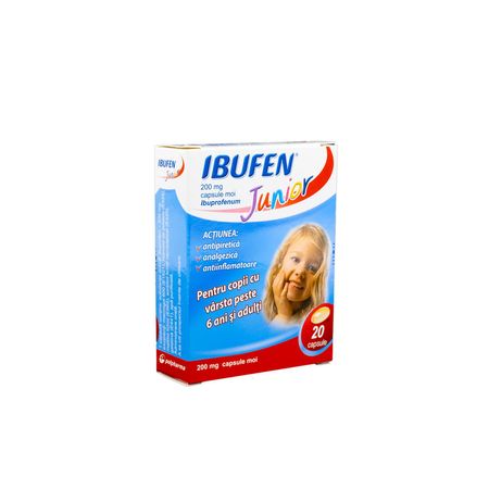 cumpără Ibufen Junior 200mg caps. moi N10x2 OTC în Chișinău