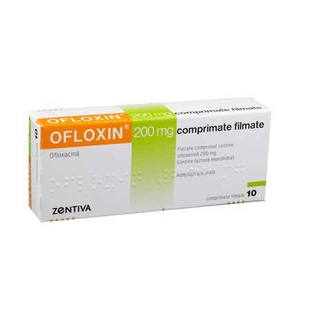 cumpără Ofloxin 200mg comp. film. N10 în Chișinău