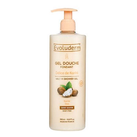 cumpără Evoluderm Gel de duș cu extract de karite, 400ml (11179) în Chișinău