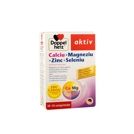 cumpără Doppelherz Aktiv Magneziu+Calciu N30 în Chișinău