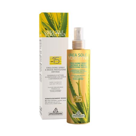 cumpără Verattiva Emulsie Spray protecție solară SPF15, 200ml (88586) în Chișinău