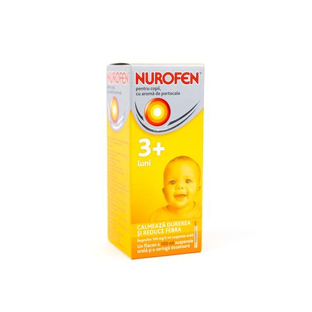 cumpără Nurofen p/u copii 100mg/5ml 100ml sirop N1 OTC în Chișinău