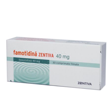 cumpără Famotidin 40mg comp. film. N10x3 (Zentiva) în Chișinău
