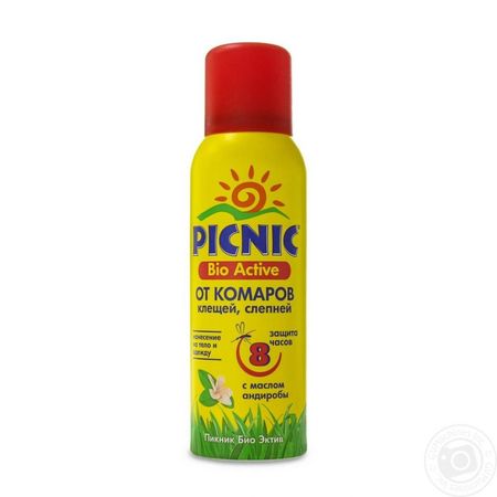 cumpără Picnic Bio activ spray contra tintarilor actiune 8h 125ml în Chișinău