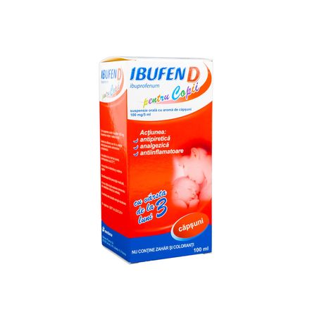 cumpără Ibufen D 100mg/5ml susp. orala 100ml N1 în Chișinău