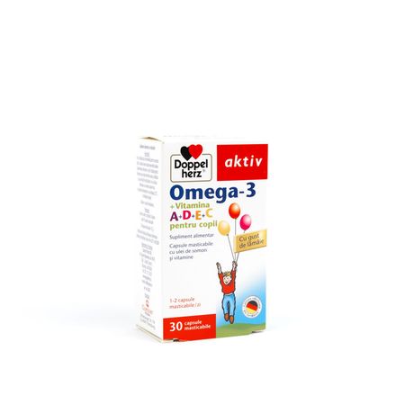 Doppelherz Kids Omega3 Vit A D E C 325mg Caps N30