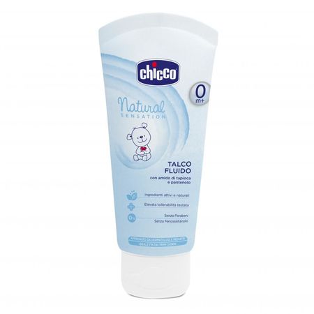 cumpără Chicco Natural Sensation Talc lichid cu amidon de tapioca și pantenol 100ml (746010) în Chișinău